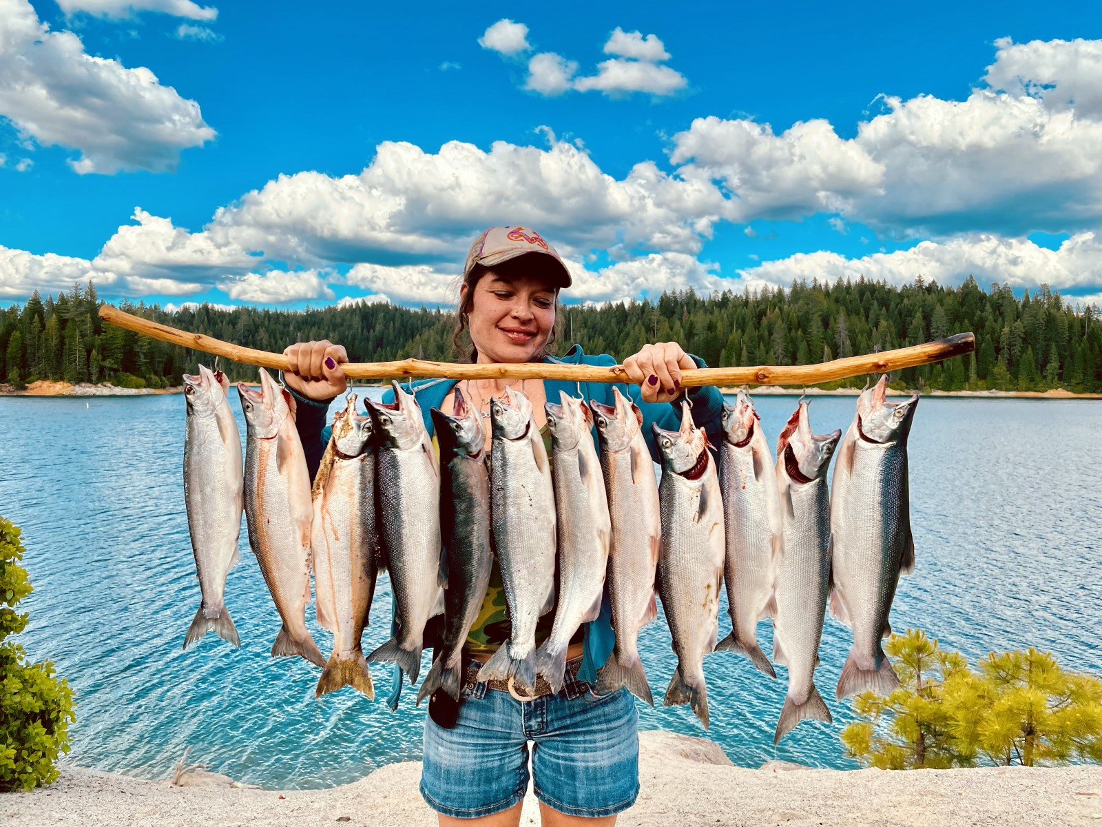 Double limit of kokanee caught at Sly Creek Reservoir