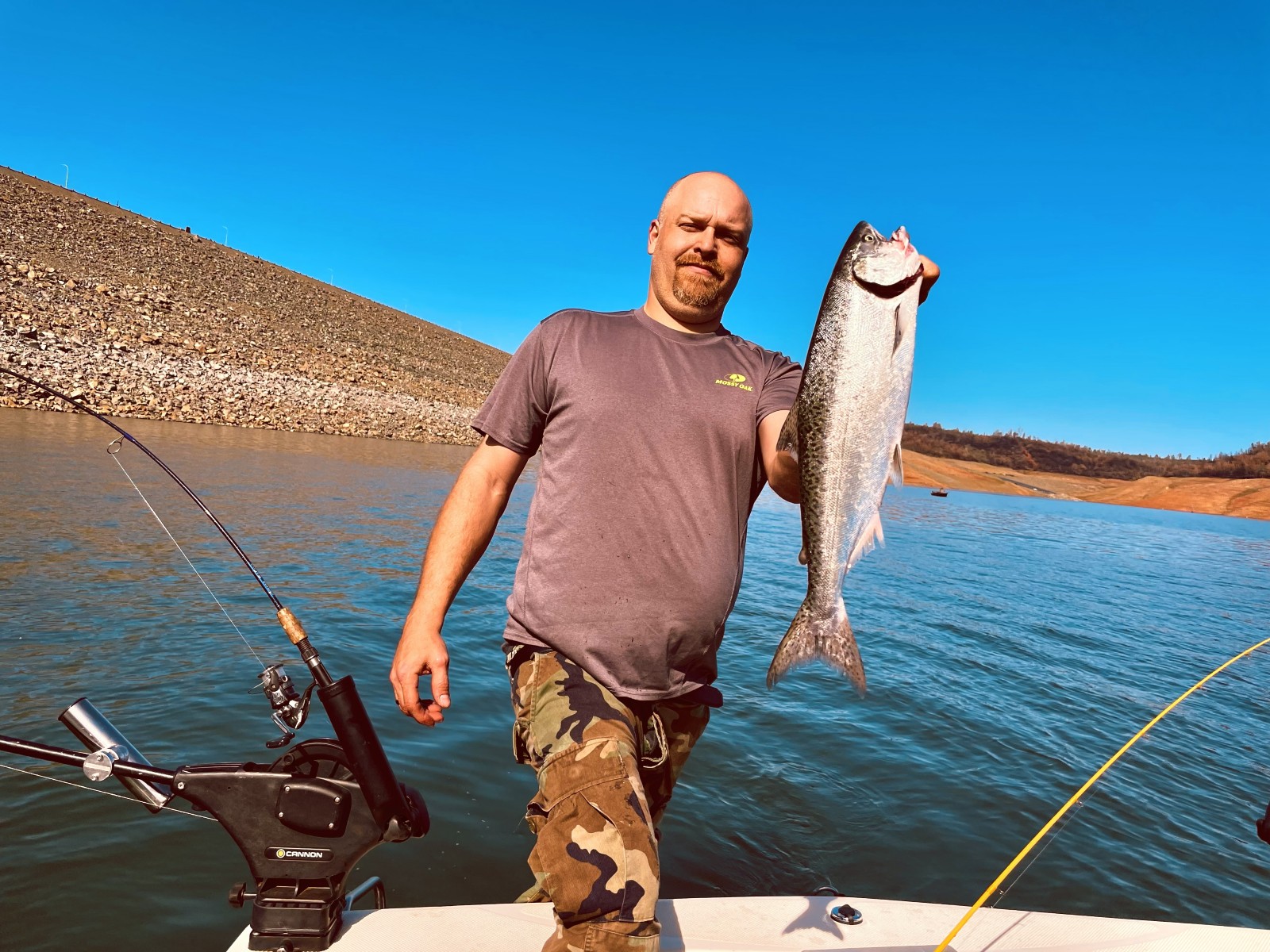 Landlocked king salmon caught at Lake Oroville